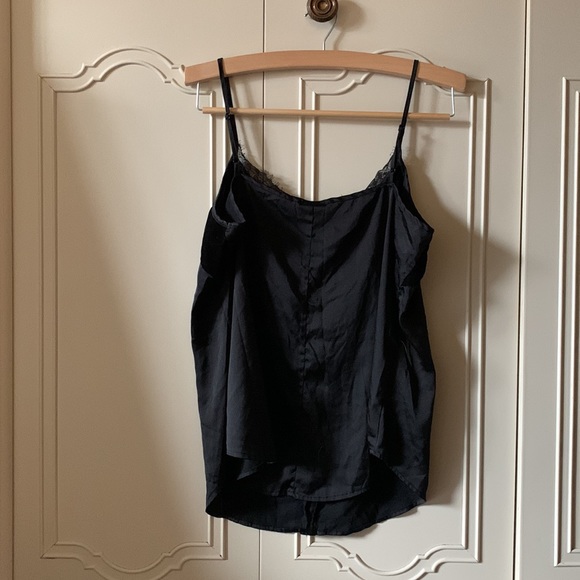 Silky Velour Black Cami - Picture 2 of 2